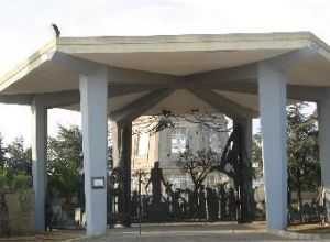 Nuovo cimitero del capoluogo - Prospetto frontale - Entrata